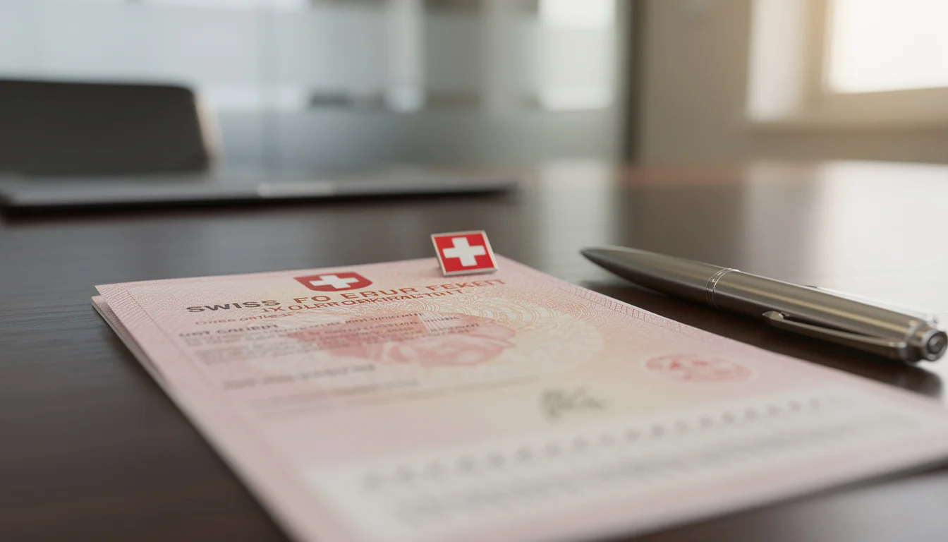 Permis de travail en Suisse