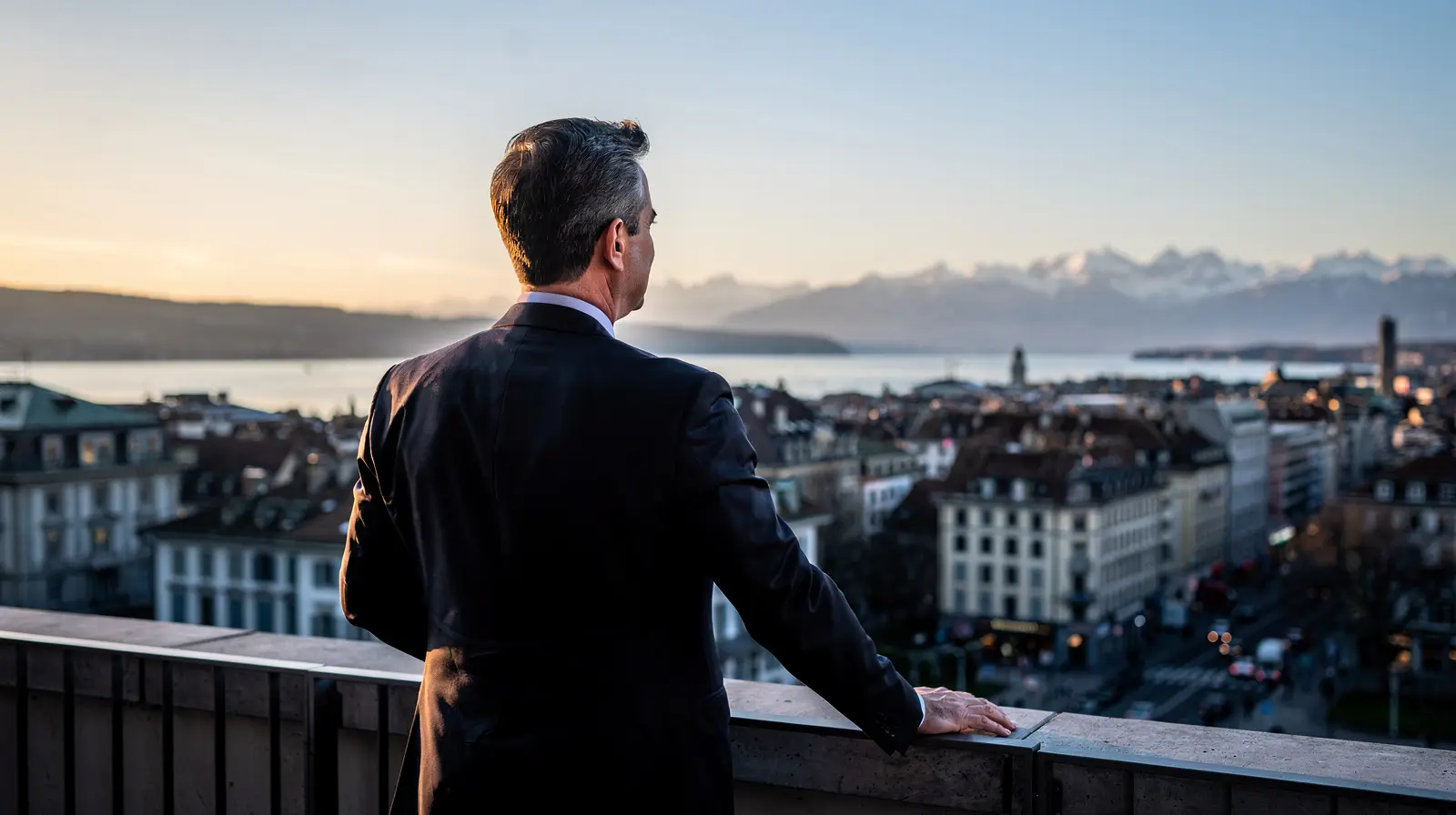 Executive family, London to Geneva